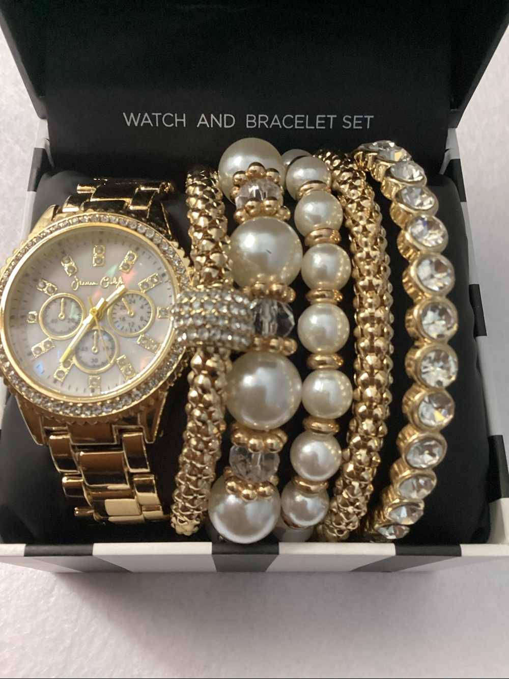 Jessica Carlyle Women's Bracelet Watch 36mm Gift Set - Picture 4 of 8